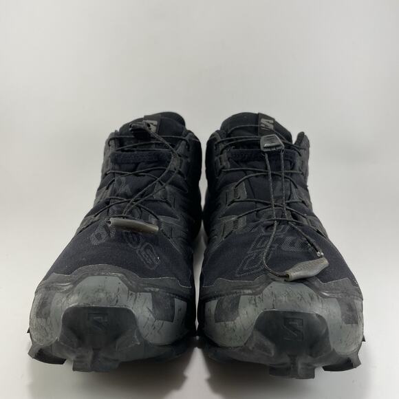 Salomon Speedcross 6 Running Shoes Womens Size 11 Trail Triple Black Athletic - Picture 2 of 9